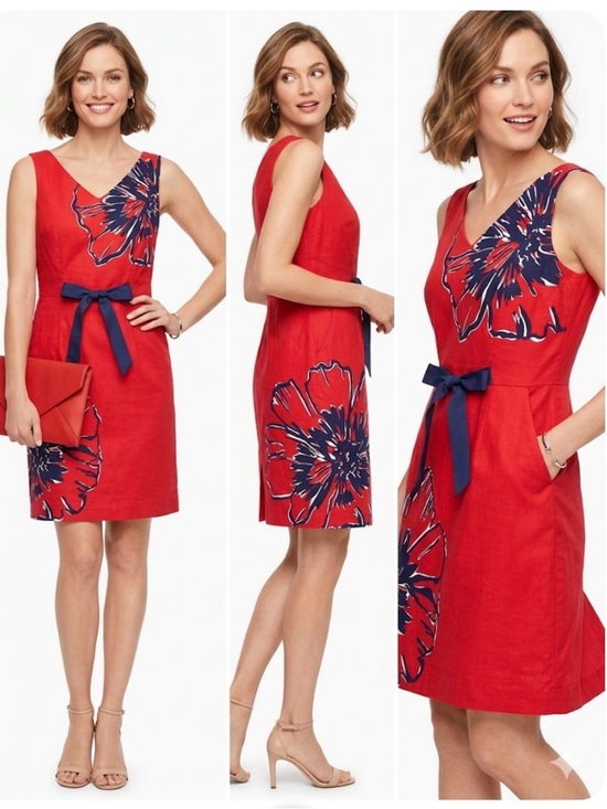 Lilly Pulitzer Dresses & Skirts - LILLY PULITZER Red Tomato Evie Floral Dress